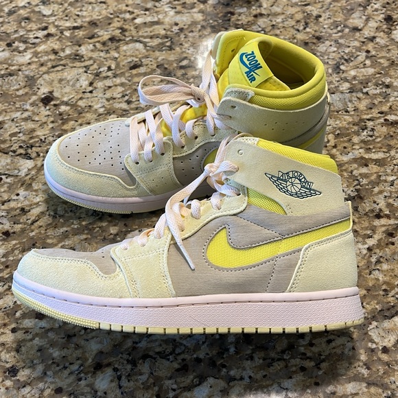 Nike Air Jordan 1 High Zoom Comfort 2 'Citron Tint’ DV1305-800 Women’s Size 8.5 - Picture 9 of 12